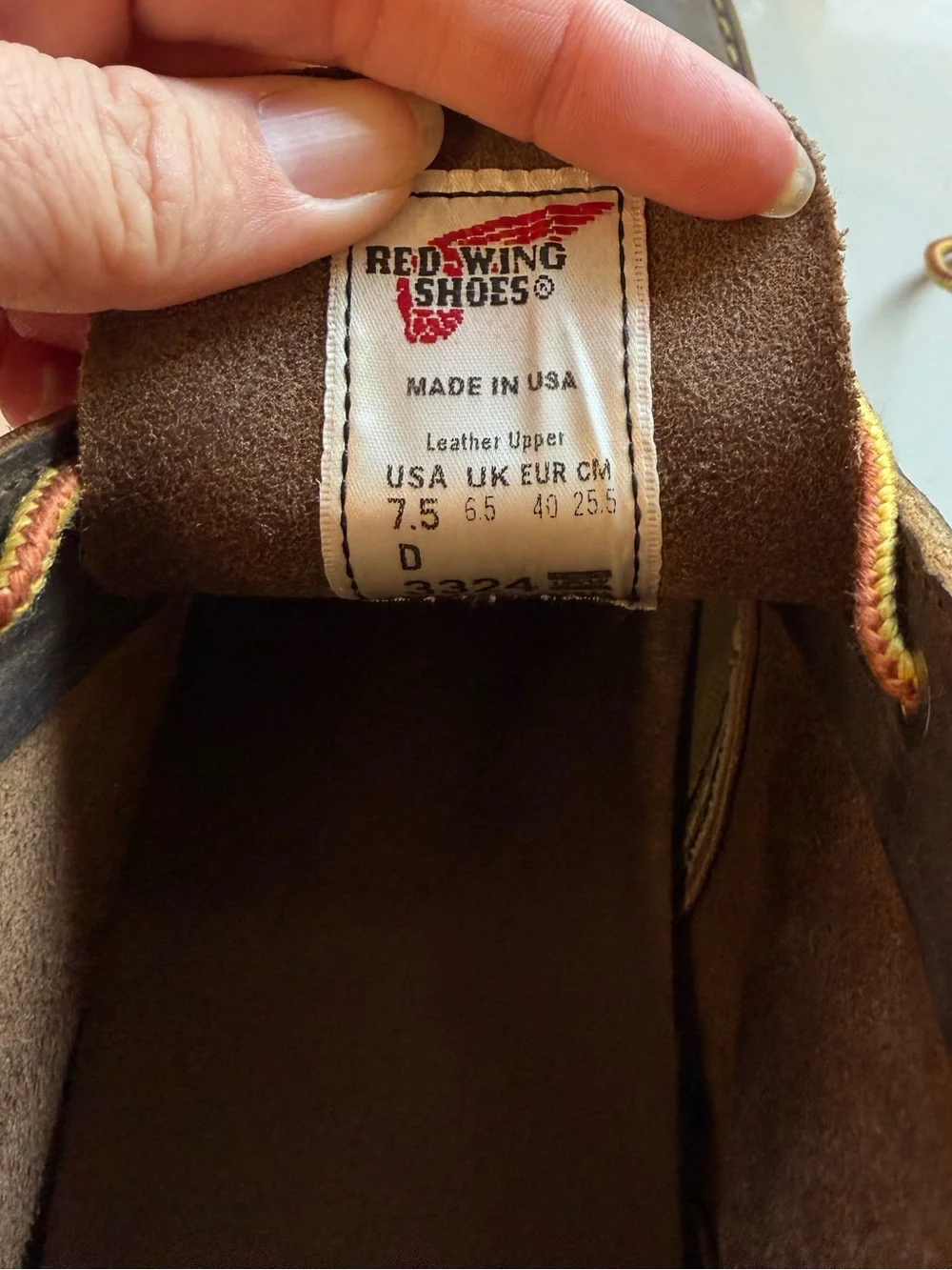 Red wing NWOT distressed leather chukka weekender boots men’s size 7.5 D classic